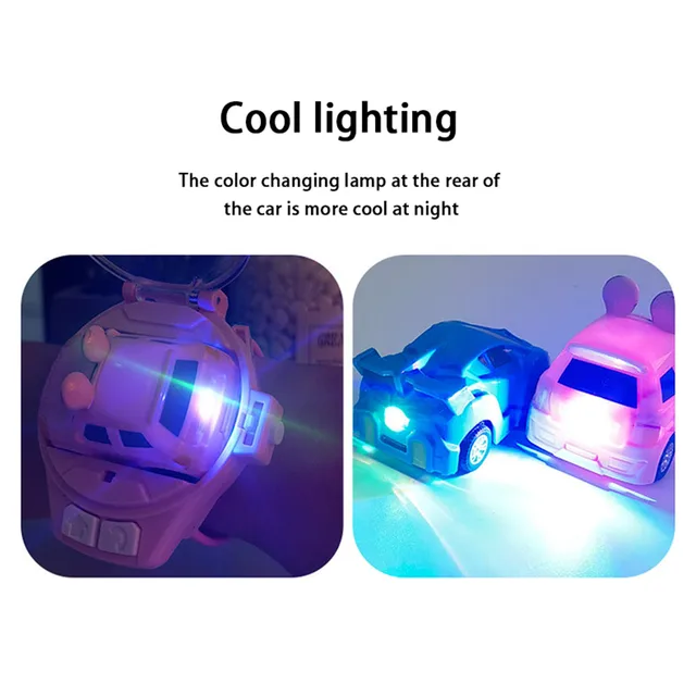 New Mini Watches Rc Car 2.4G Watch Remote Control Vehicle Cute Truck Infrared Sensing Rc Cars Toys For Baby Small Children Gift 4