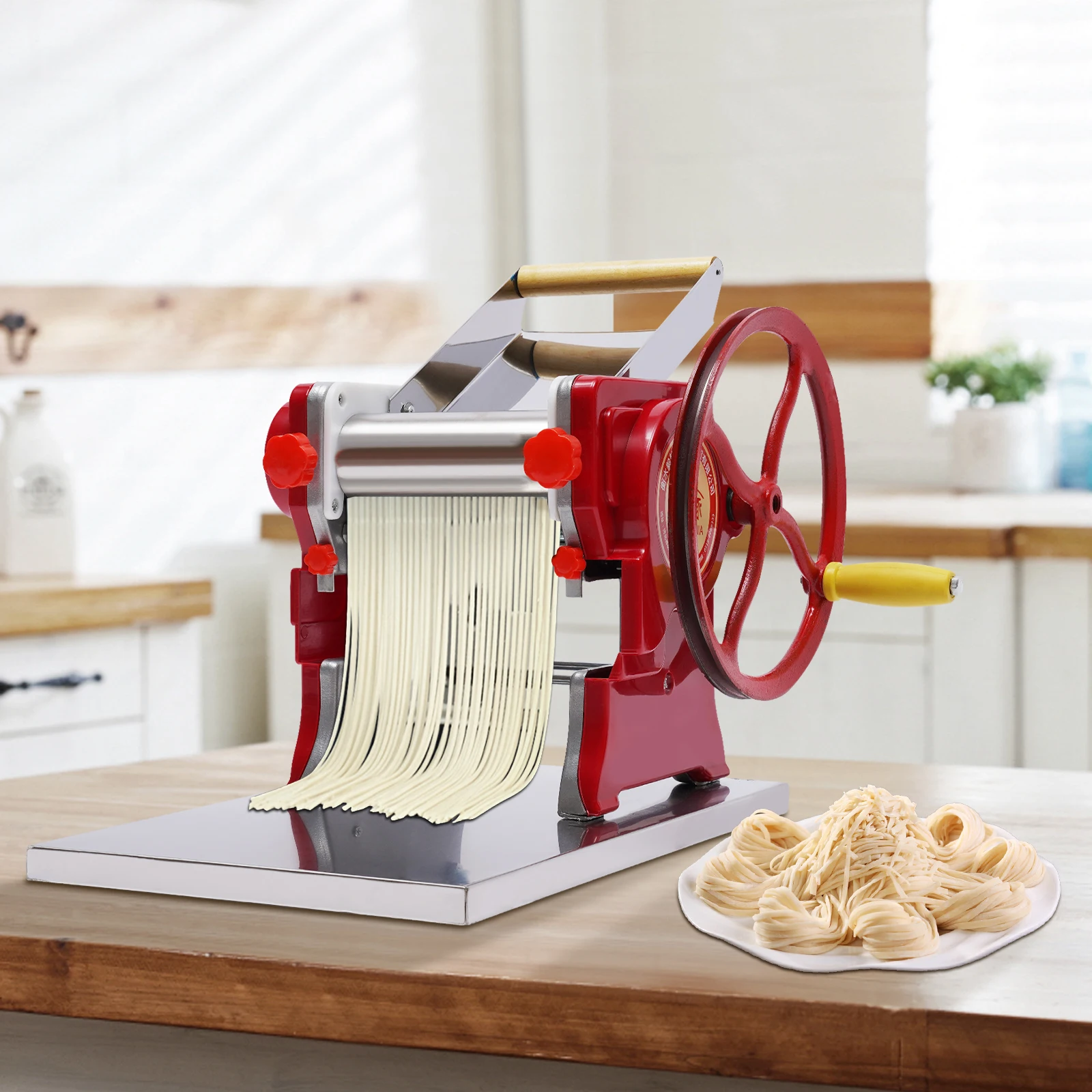 Commercial Fresh Pasta Noodle Maker Machine Noodle Press Pasta Attachment Dumpling Skin Maker Tool