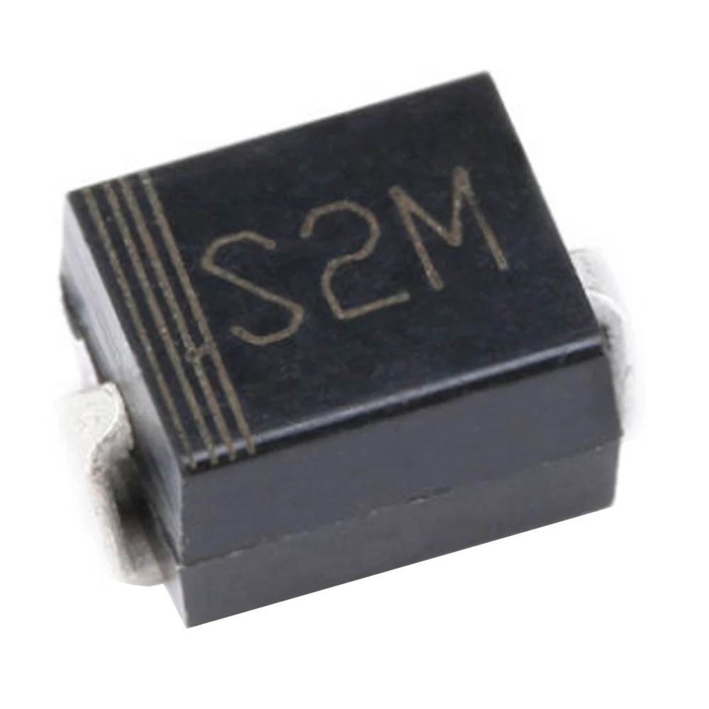 

50 PCS General Purpose Diode 1kV 2A 1.15V 1.5A SMB(DO-214AA) S2M
