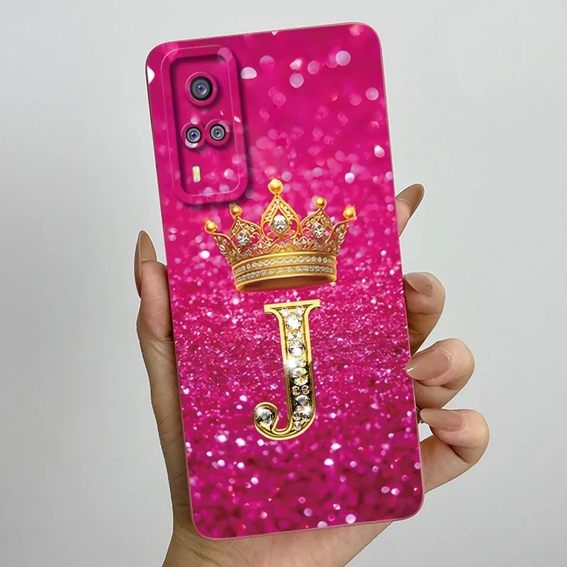 Elegant Crown Letter Silicone Soft Phone Case - Protective Shell Back Cover s