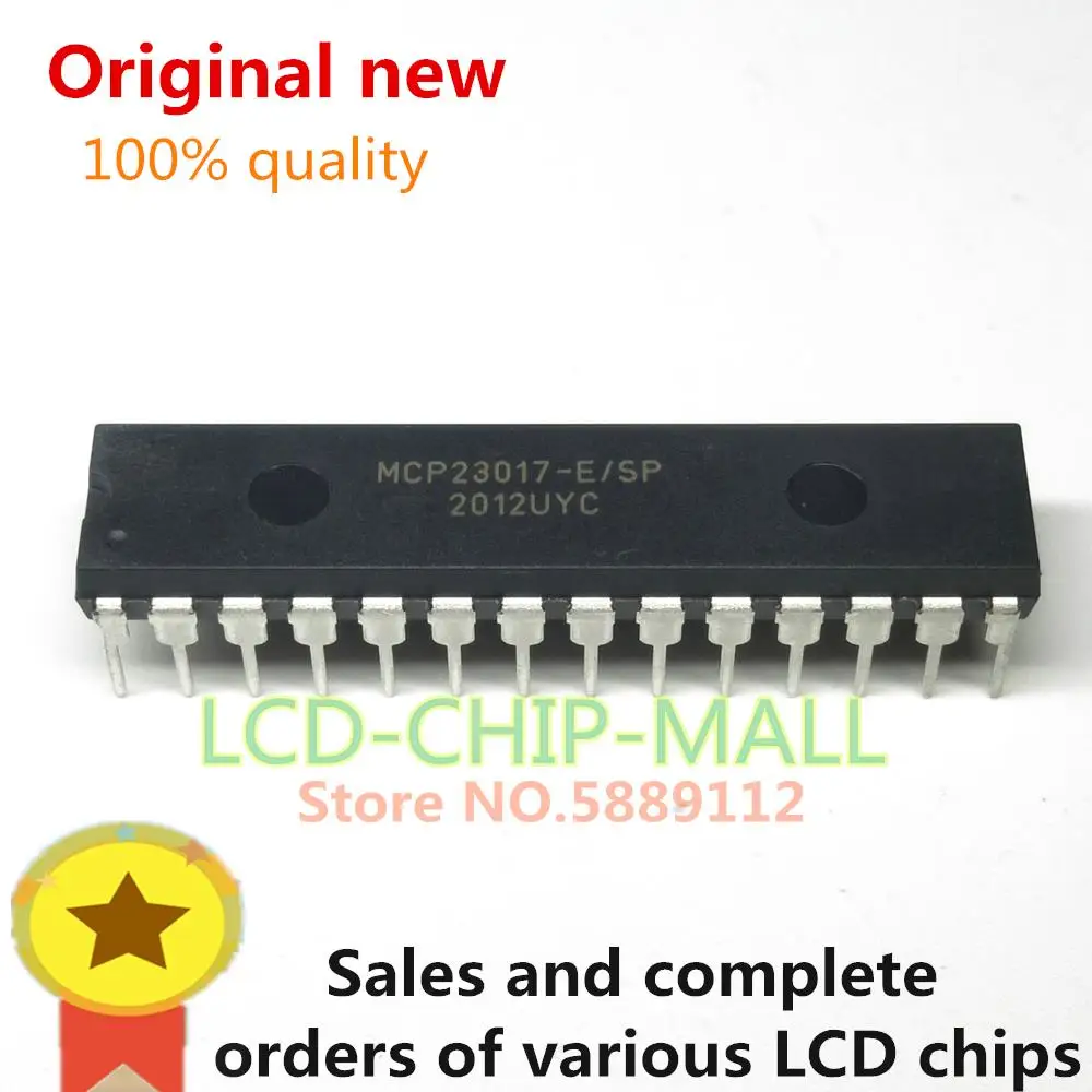 

1PCS MCP23017-E/SP MCP23017 DIP28 in stock 100%good