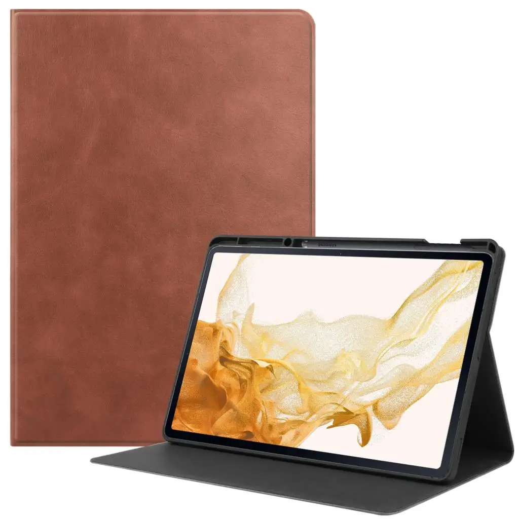 Per Samsung Galaxy Tab A7 10.4 2020 T500 T505 T507 S7 11 2020 Sm-T870 S8 11 Pollici Sm-X700 Sm-X706 Supporto In Pelle Flip Tablet Cover