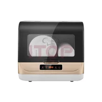 ITOP Standard 5 Sets Lavaplatos White Gold Automatic Compact Tabletop Dishwasher Restaurant Hotel Kitchen Dish Washer 2