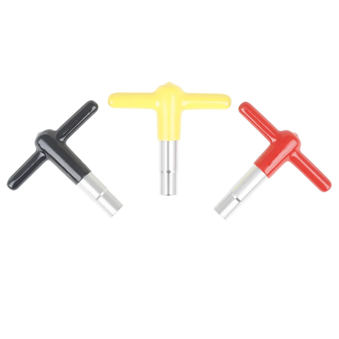 Drum Tuning Key Adjustment T-Wrench Zinc Alloy Silicone Protective Sleeve Percussion Musical Instrument Accessories Parts