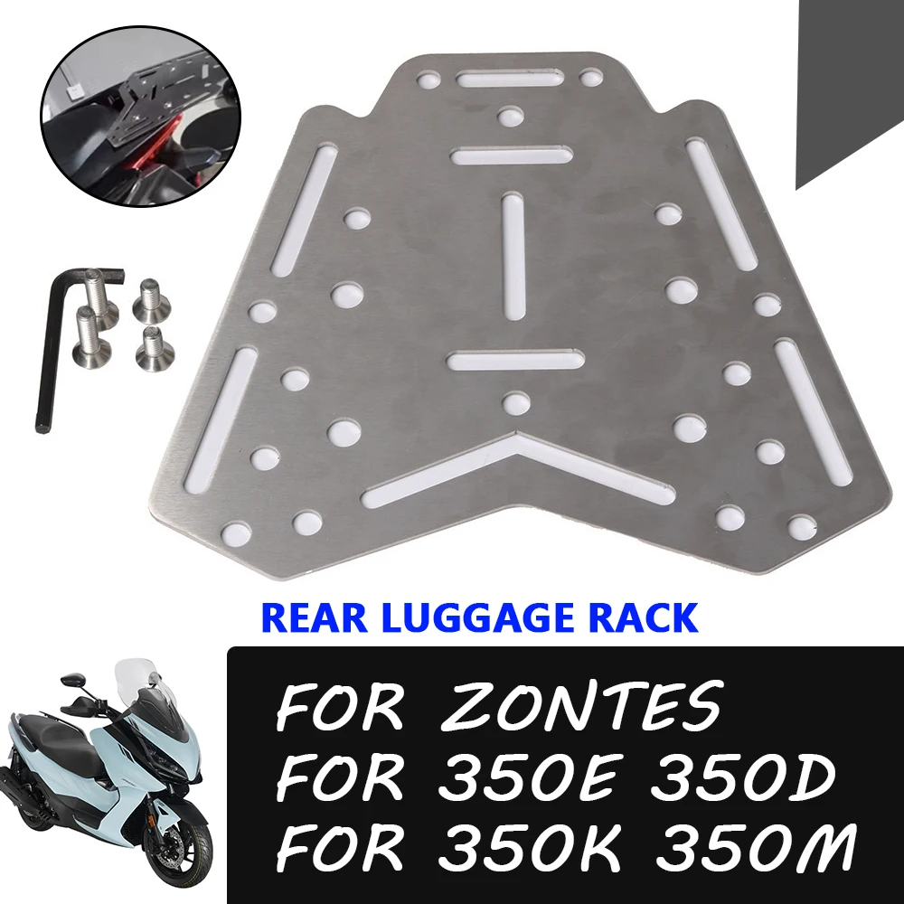 

Motorcycle Accessories Rear Luggage Rack Carrier Plate Shelf Bracket Box Support For Zontes 350E 350D 350M 350K ZT 350 E M D K