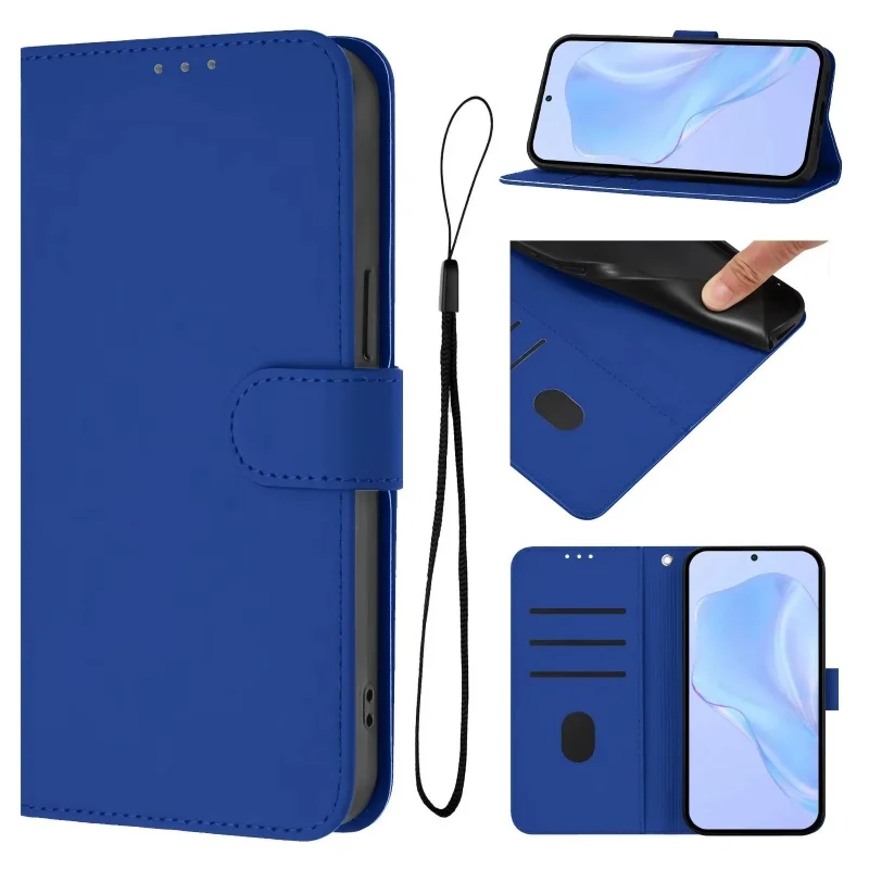 Premium PU Leather Wallet Flip Phone Case - Elegant Protection Cover
