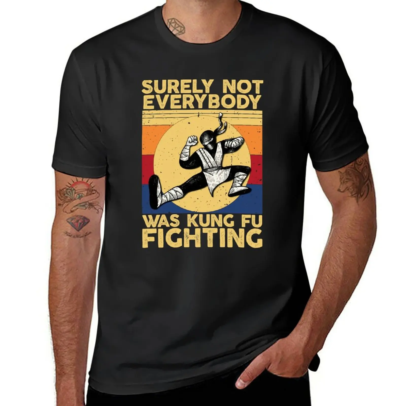Nuovo Vintage Di Sicuro Non Tutti Erano Kung-Fu Fighting Funny Karate Fight Kung-Fu Fighter Arts Panda Legend Gifts T-Shirt