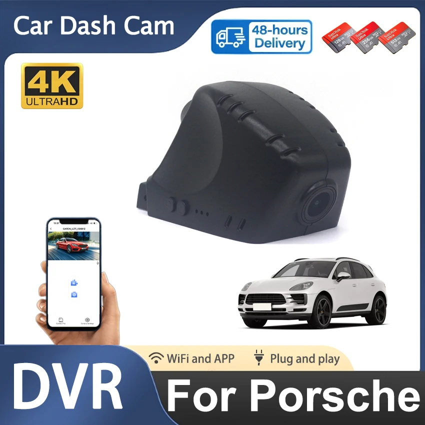 

Dash Cam for Porsche Macan (95B) Panamera (970) Cayenne 958 (92A, E2),Car DVR 4K WiFi Video Recorder Night Camera Auto Parts