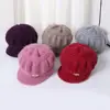 Knitted Knitted Hat Fashion Ear Guard Keep Warm Peaked Cap Windproof Pumpkin Beret Hat Woman 1