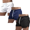 3 Pack Men's Beach Shorts Summer Casual Fashion Board Shorts for Man Running Cycling Fitness Shorts Gym Athletic Short Pants 1