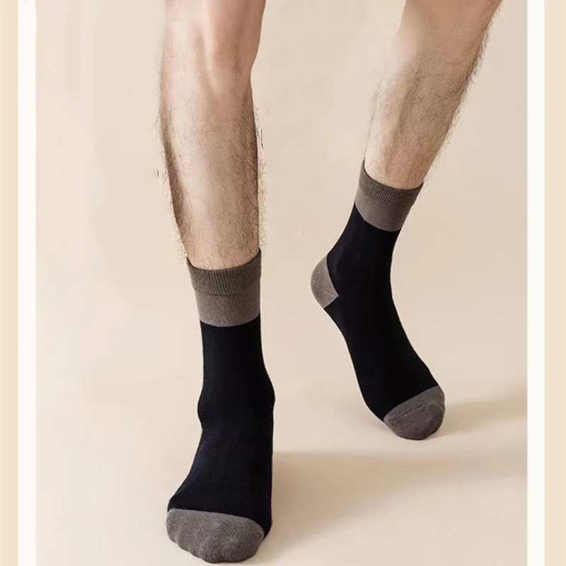 5Pairs Fashion Autumn Winter Warm Man Socks Comfortable Cotton Socks