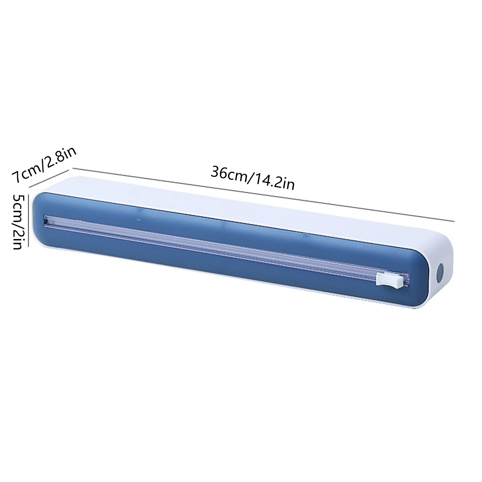 Cling Film Dispenser Magnetic Refillable Plastic Wrap Dispenser With Cutter Wall-mounted Aluminum Foil Dispenser Kitchen Tool