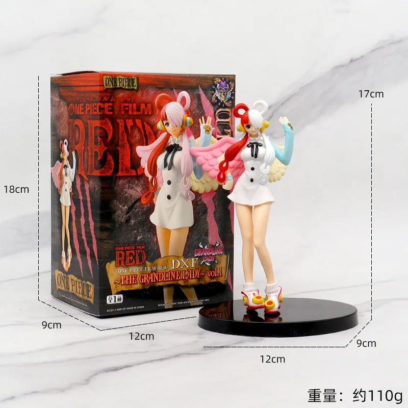 thumbnail image 1 of Figura de animación Bandai ONE PIECE de 17 cm, versión para teatro, con adornos periféricos, de Nami, cantante, Uta, Shanks, Usopp, Robin y Luffy, 1 of 5
