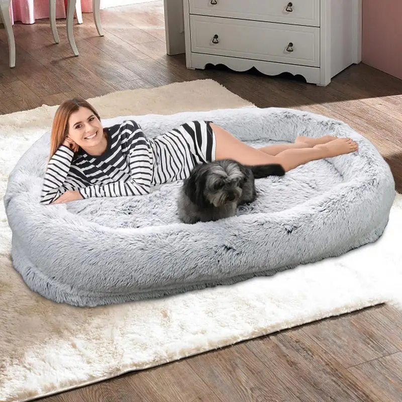 5/6xl Plush Dog Bed Mat Cat Beds For Small Medium Large Dogs Removable Sleeping Bed Puppy Pet
