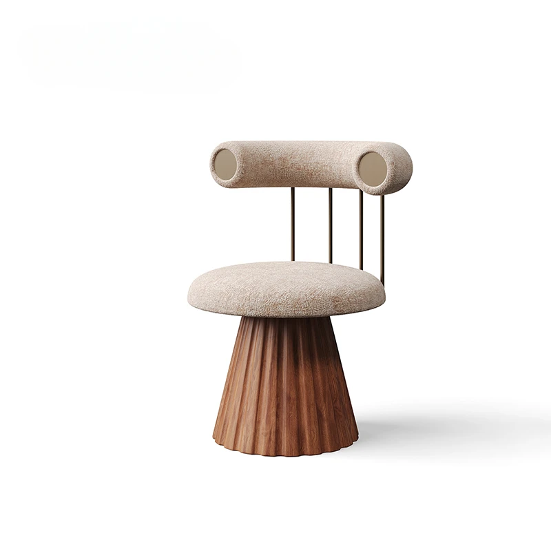 

Modern Simple French Makeup Dressing Stool Desk Chair Creative French Retro Seat