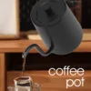 Electric Gooseneck Kettle with 5 Temperature Control Presets 1000W 800ml Pour Over Kettle for Coffee Tea Hot Water Boiler 4