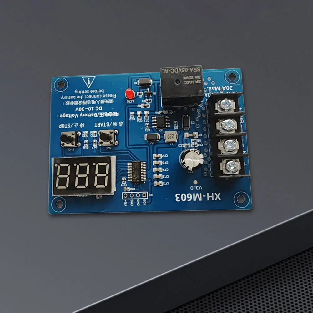XH-M603 충전 제어 모듈 LED 디지털 디스플레이 스토리지 리튬 배터리 충전기 제어 스위치 충전 보호 보드