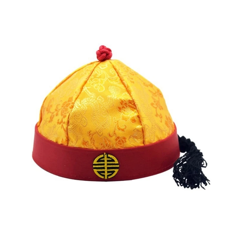 

Traditional QingDynasty Chinese Hat Adult Dress Up Festival Party Costume Hat