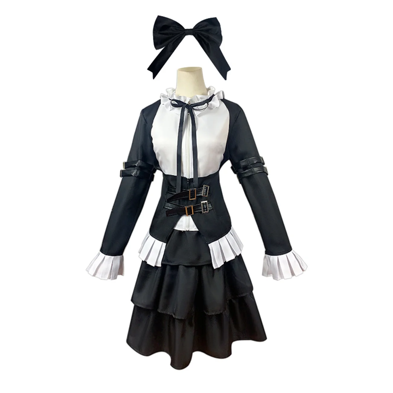 

Anime Cos Erza Scarlet Cosplay Costume Lolita Dress Party Uniform Maid Suit