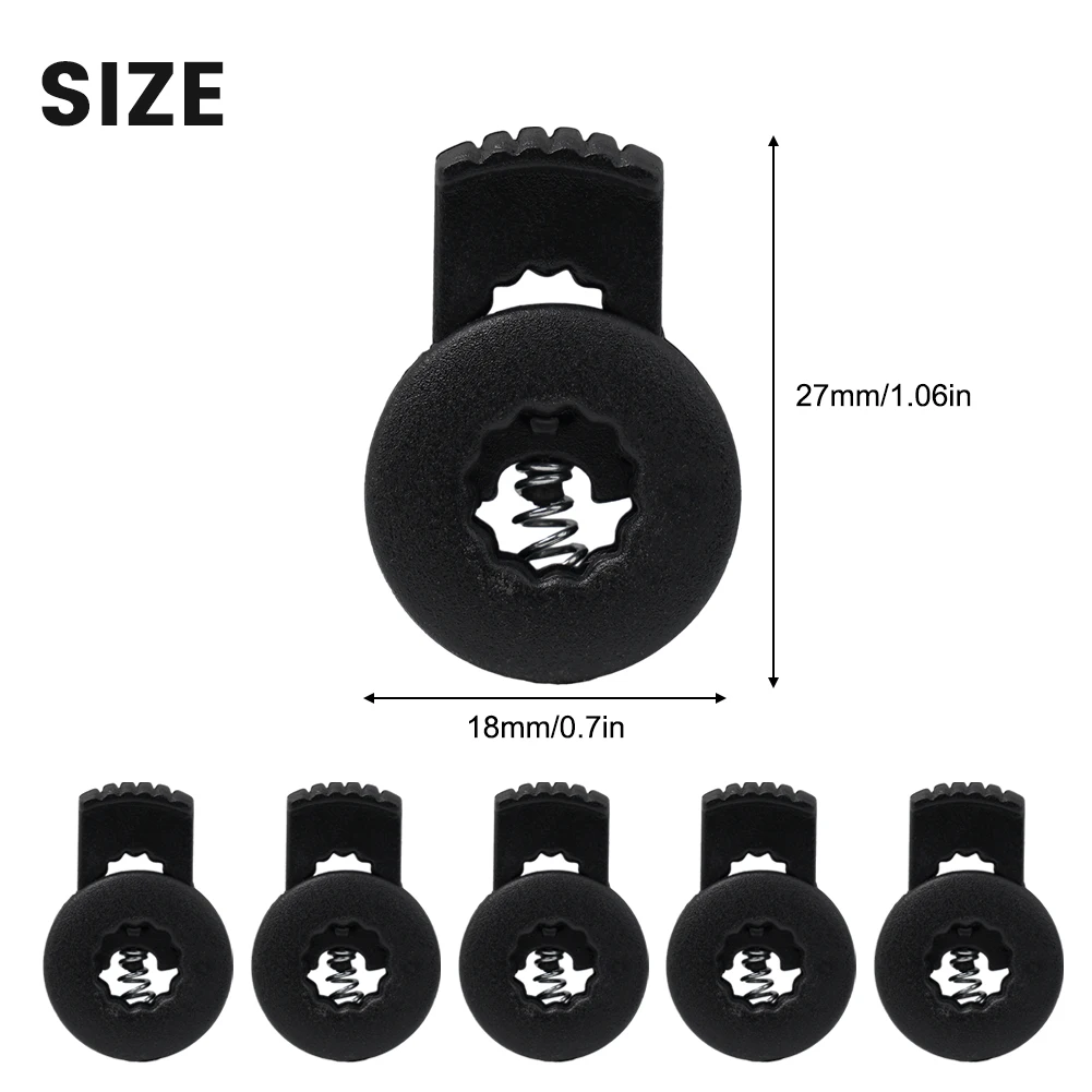 Spring Buckle Baseball Glove Locks Black Outdoor Sports Plastic Practical Softball Buckle Adjustable