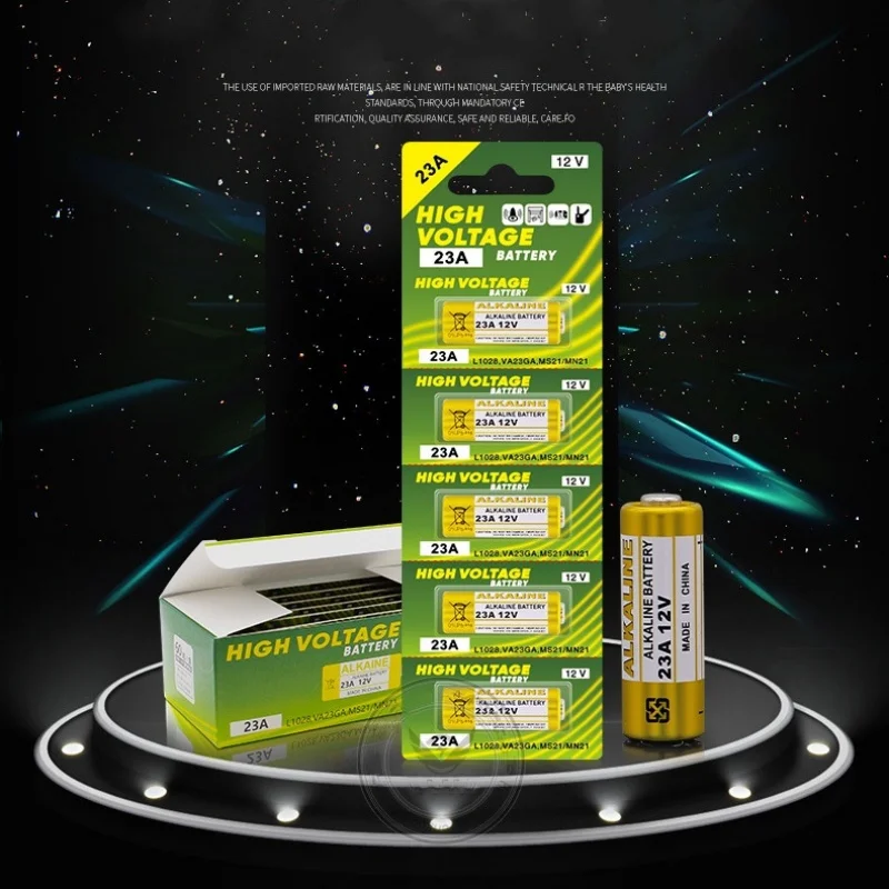 Alkaline Battery 20PCS 12V 23A A23 23GA A23S E23A EL12 MN21 MS21 V23GA L1028 GP23A LRV08 for Remote Control Doorbell