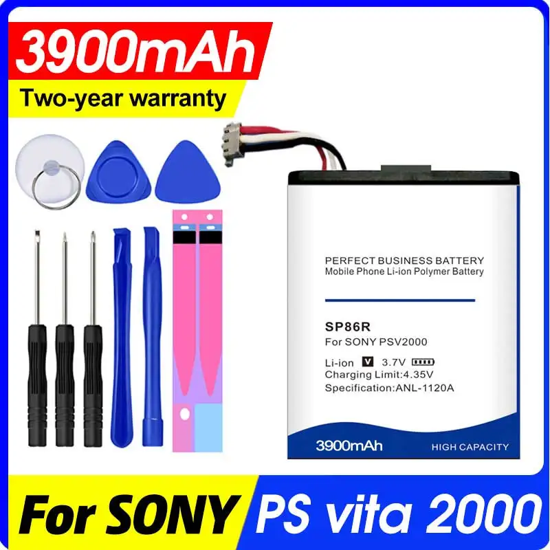 3900mah Sp86r Battery for Sony PS Vita vita2000 v 2xxx 2000 Pch-2007  4-451-971-01 2007 Bateria