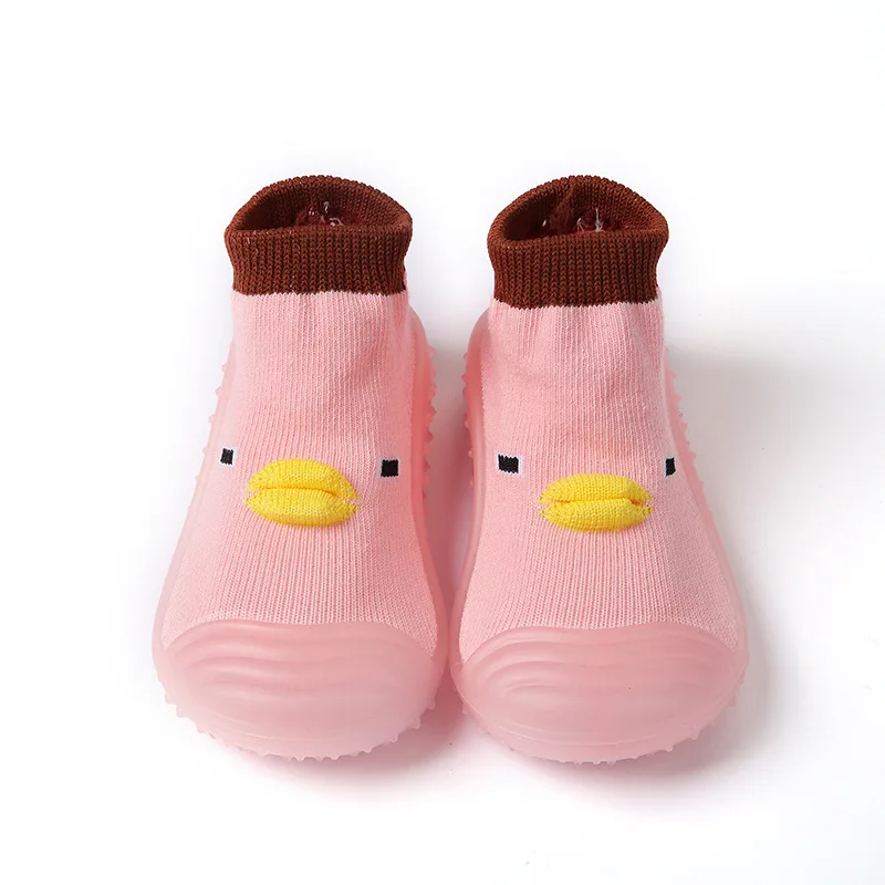 Description Picture 4 of itemBaby Floor Socks and Shoes with Anti Slip Soft Sole Silicone Cute Little Duck Walking Socks and Shoes