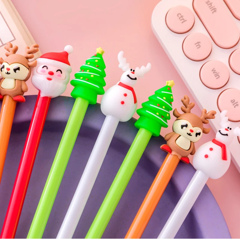 40 Pcs Creative Cartoon Christmas Series Neutral Pen Small Fresh Student Office Signature Pen Kawaii Stationery Back To School 23 24 анорак terror signature series