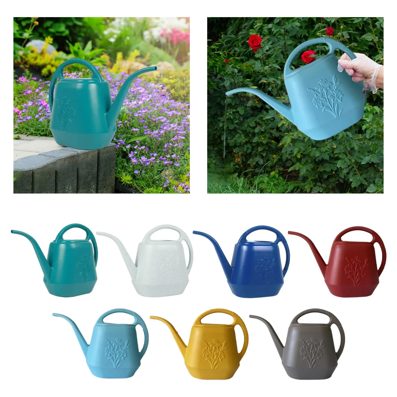 Watering Can, Garden Watering Can, Ergonomic Handle, Leak, Garden Watering Can for Backyard, House, Flowers, Indoor And Outdoor