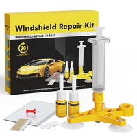 Windshield Car Crack Repair Kit DIY Window Mobile Screen Kit Cure Glue Car Glass Scratch Crack Repair Accessories Clean Neat 1