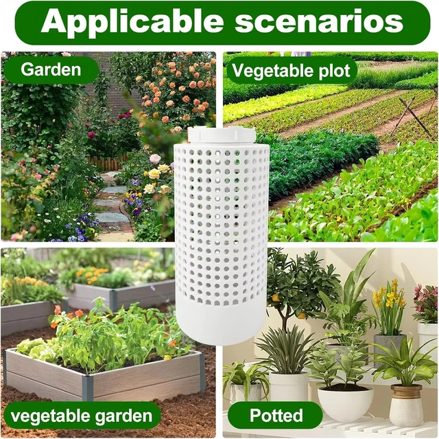 1 pièces extérieur en plastique ver de terre compost poubelle souterraine ver Compost poubelle ferme Compost poubelle Kit pour les soins du jardin et de la pelouse 5