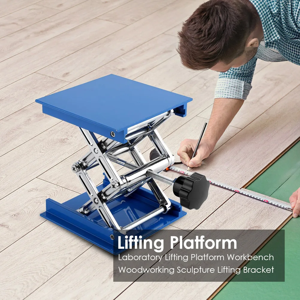 cnc wood router machine Adjustable Aluminum Alloy Router Lift Table Durable Woodworking Engraving Lifting Stand Rack Manual Lifting Platform Carpenter woodtech multi boring machine