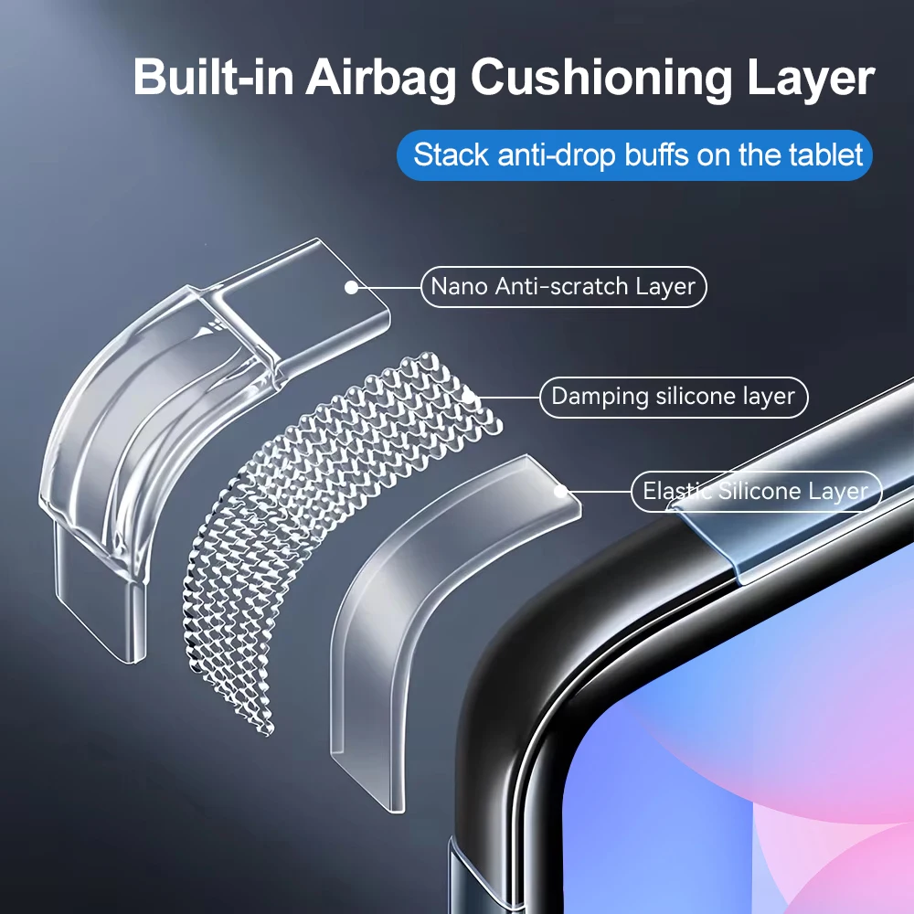Transparent Soft TPU Tablet Cover - Enhanced Protection and Style