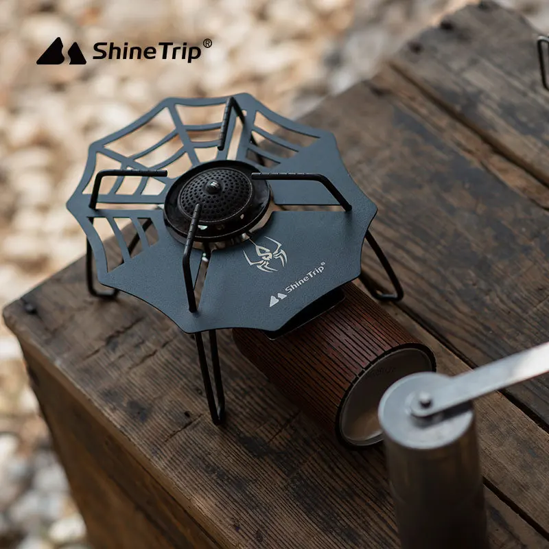 ShineTrip Outdoor Furnace Head Heat Shield Melanization Camping Hiking Gas  Tank Furnace Head Heat Shielding For SOTO 310 Stove