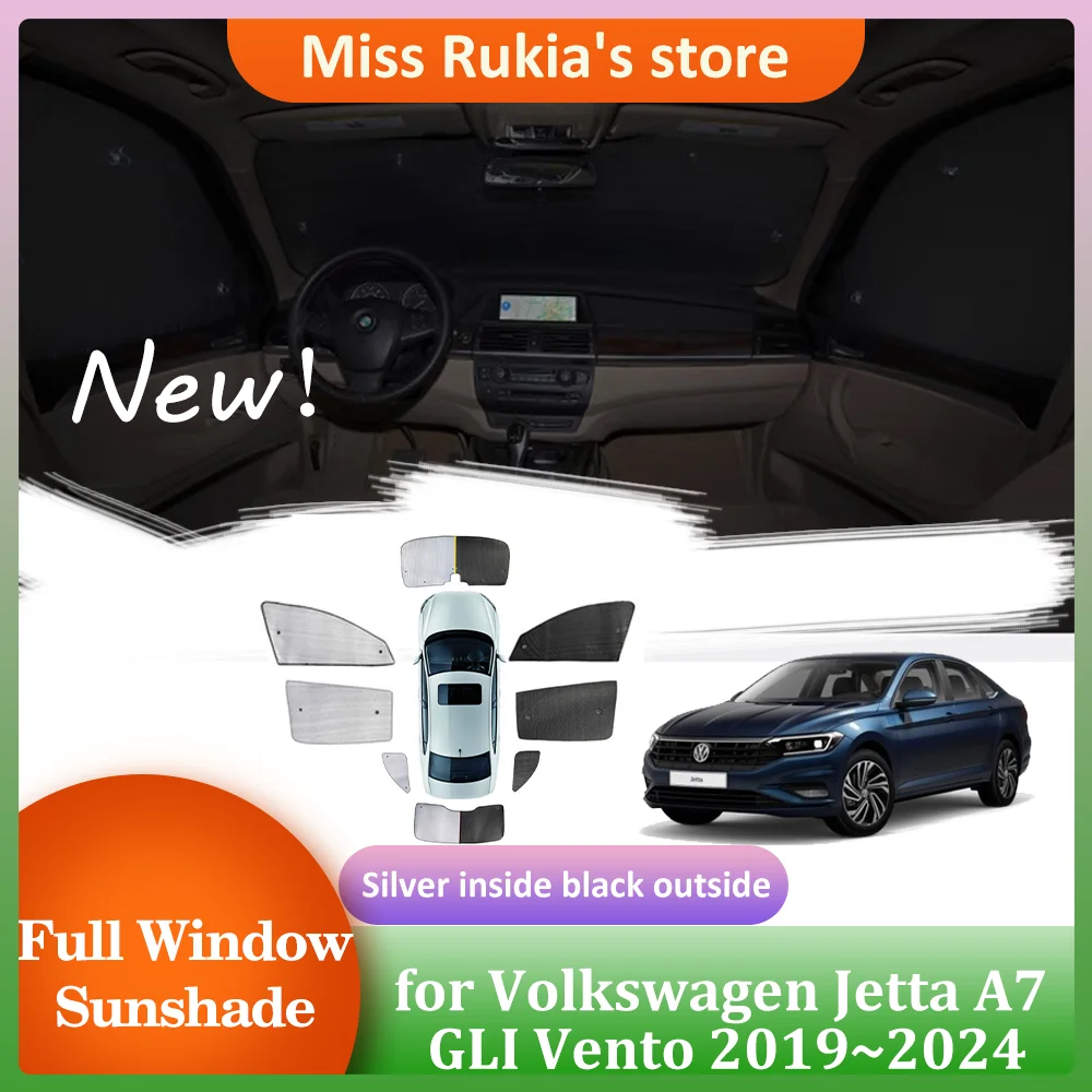 

Солнцезащитные очки для Volkswagen VW Jetta A7 GLI Vento 2019 ~ 2024,2019 2020 2021 2022 2023 солнцезащитный козырек на крышу, накладка на лобовое стекло, занавеска, крыша, аксессуары