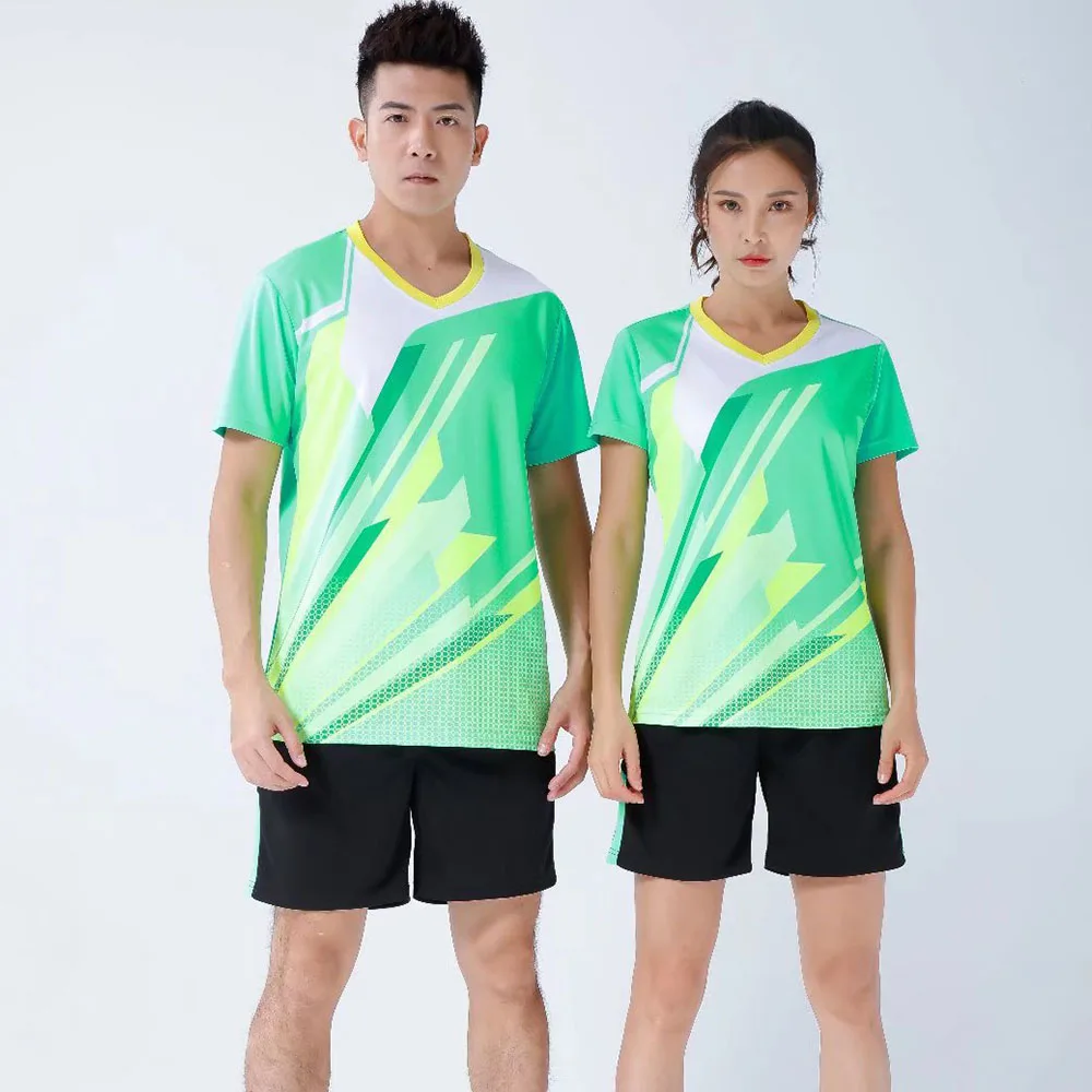 Sport T Shirt Badminton Table Tennis Clothes Set Table Tennis Jersey Sets Men Women Quick Dry 2 Piece