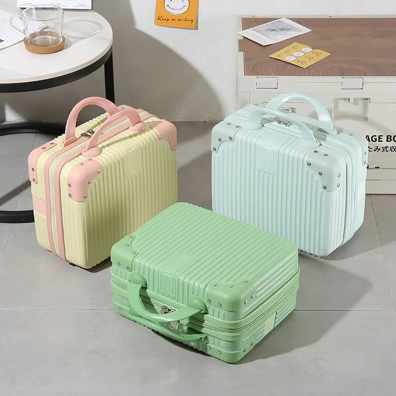 

New Luggage Women's Small Mini Box Travel Suitcase Bag Roller Luggage Carry on Luggage