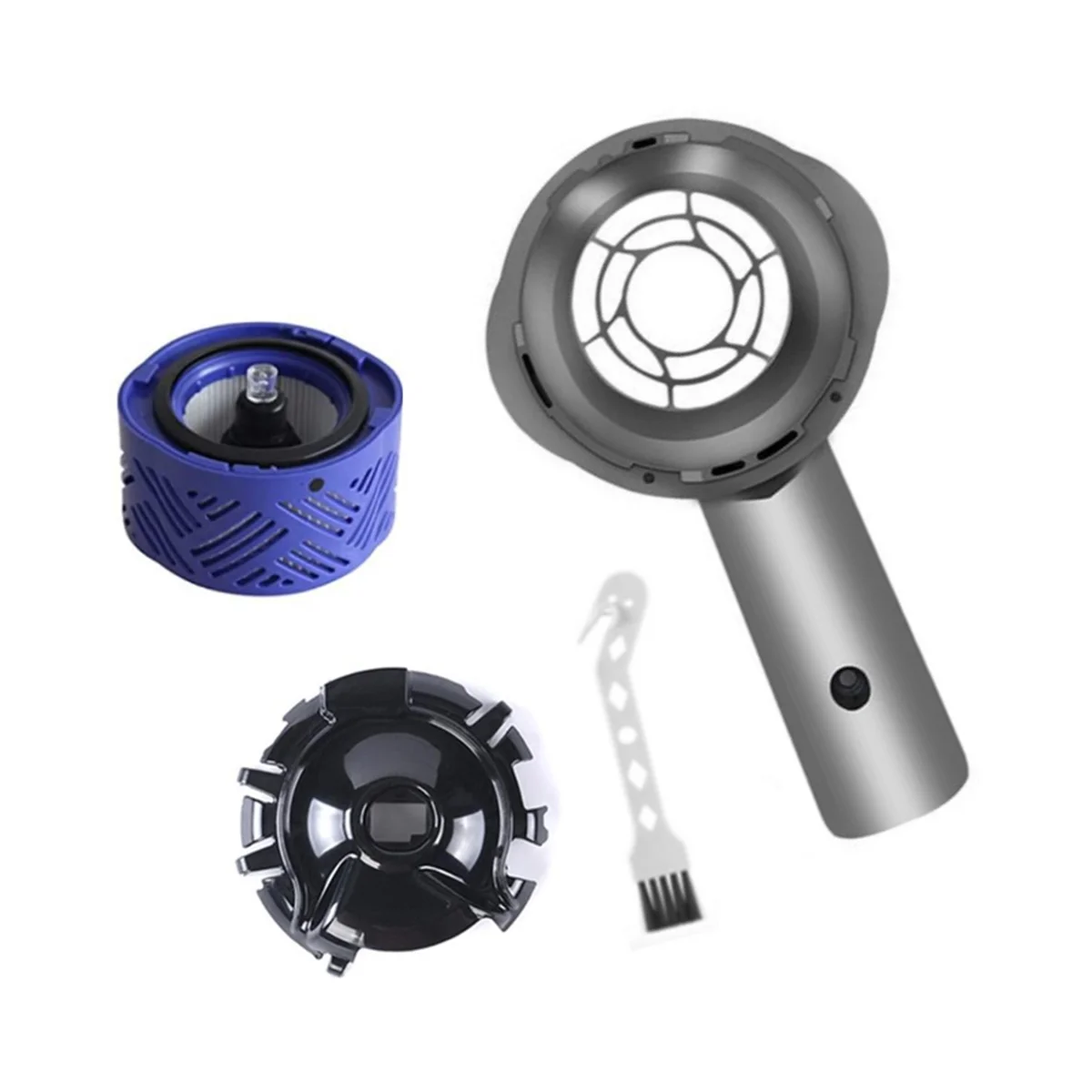 Replacement Accessories Kit for Dyson V6 DC58 DC59 DC61 DC62 DC74 Vacuum Cleaner Parts Motor Rear Cover Rear Filter dyson v6 animal fluffy dc59 dc62 sv03 sv073 cordless vacuum cleaner bristle roller brush bar pre filter replacement spare parts