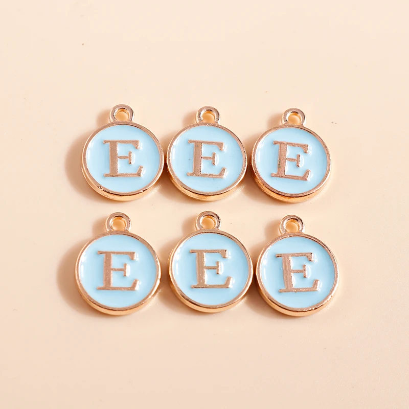 10 Stück, 4 Farben, niedliches Mini-Alphabet, 26 Buchstaben, Charms-Anhänger für DIY-Namen, Schmuck, Halskette, Armband, Ohrringe, Geburtstagsgeschenke – Detail 12