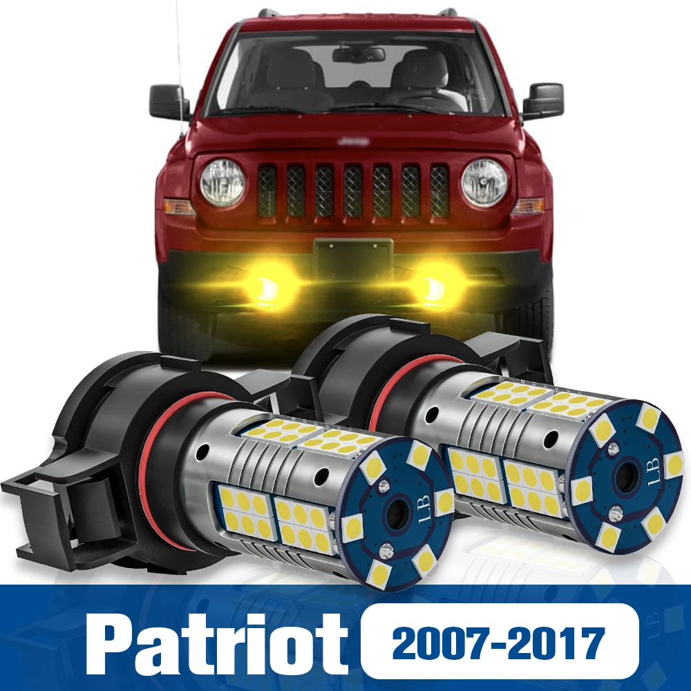 

2pcs LED Fog Light Blub Lamp Accessories Canbus For Jeep Patriot MK 2007 2008 2009 2010 2011 2012 2013 2014 2015 2016 2017