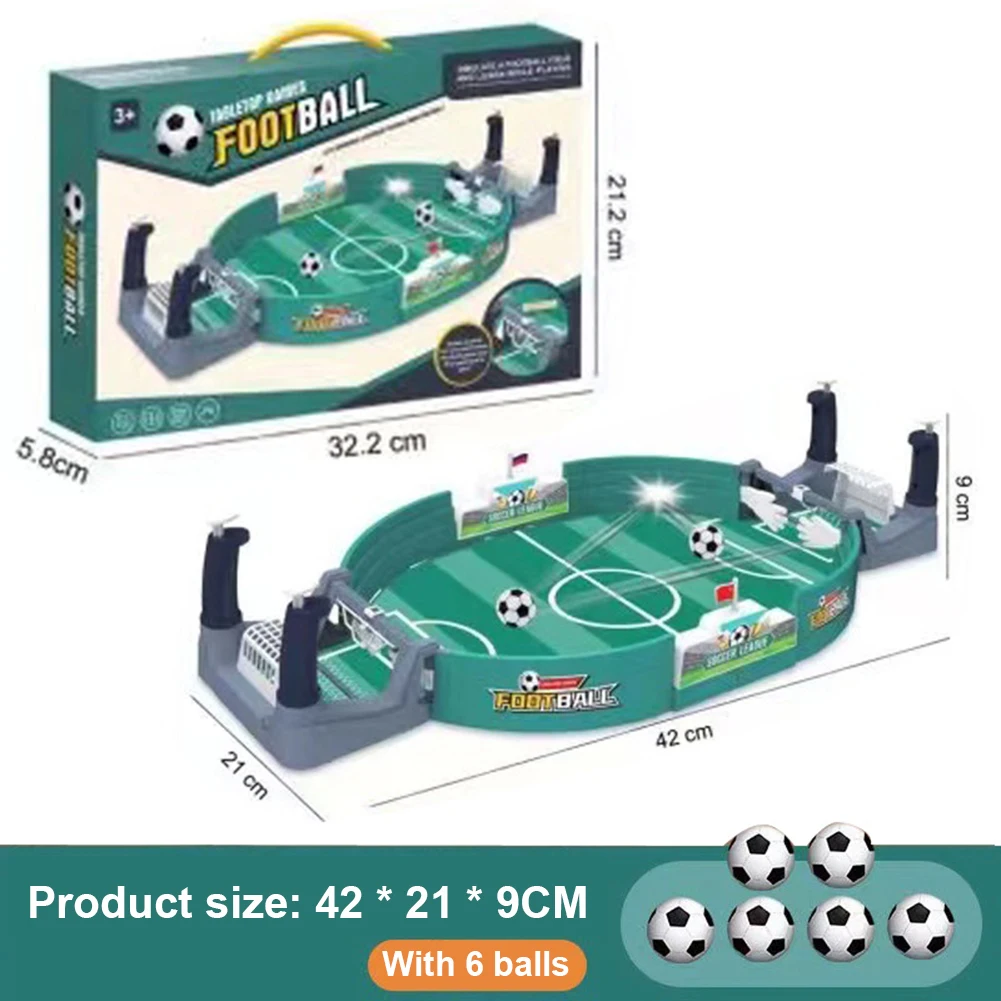 Mini Table Top Football Game Plastic Interactive Soccer Game Portable Tabletop Competitive Soccer Games for Children Party Gifts