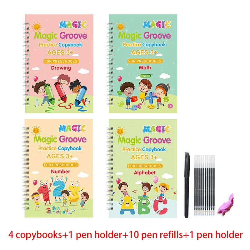 

Reusable Pen Magic Copywriting Free Wipe Children's Writing Sticker Practice Calligraphy Copywriting Slot Template Design