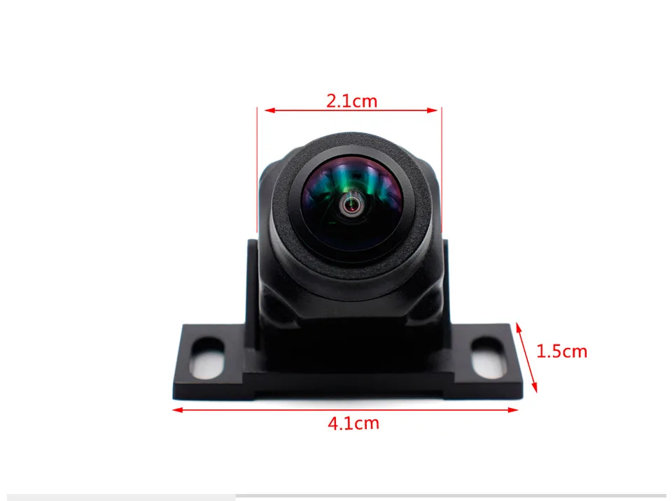 SMARTOUR car reversing camera 180 degree AHD night vision rear view Fishey Front view camera for Universal Trajectory camera gopro car mount