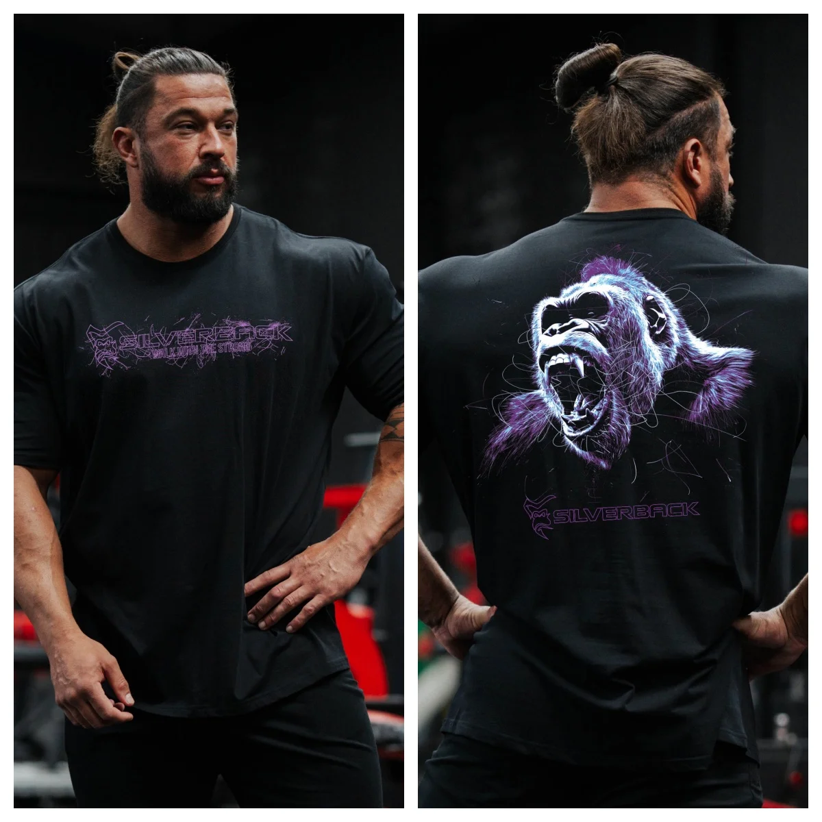 Neues GYM Gorilla Overload T-Shirt – Silverback Gymwear _ Perfekt für Bodybuilder und Powerlifter