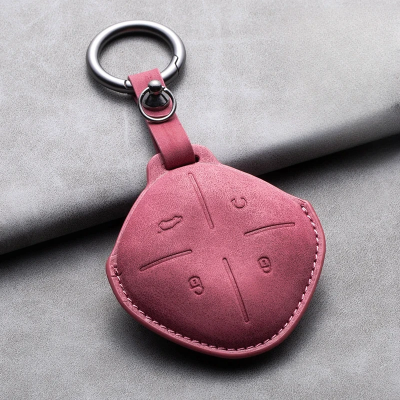 Leather Car Remote Key Case Cover Shell for Chery Jetour Dashing X-1 Plus DTC IDM Auto Key Fob Protection Keychain key case key case cover car key shell remote control case cover