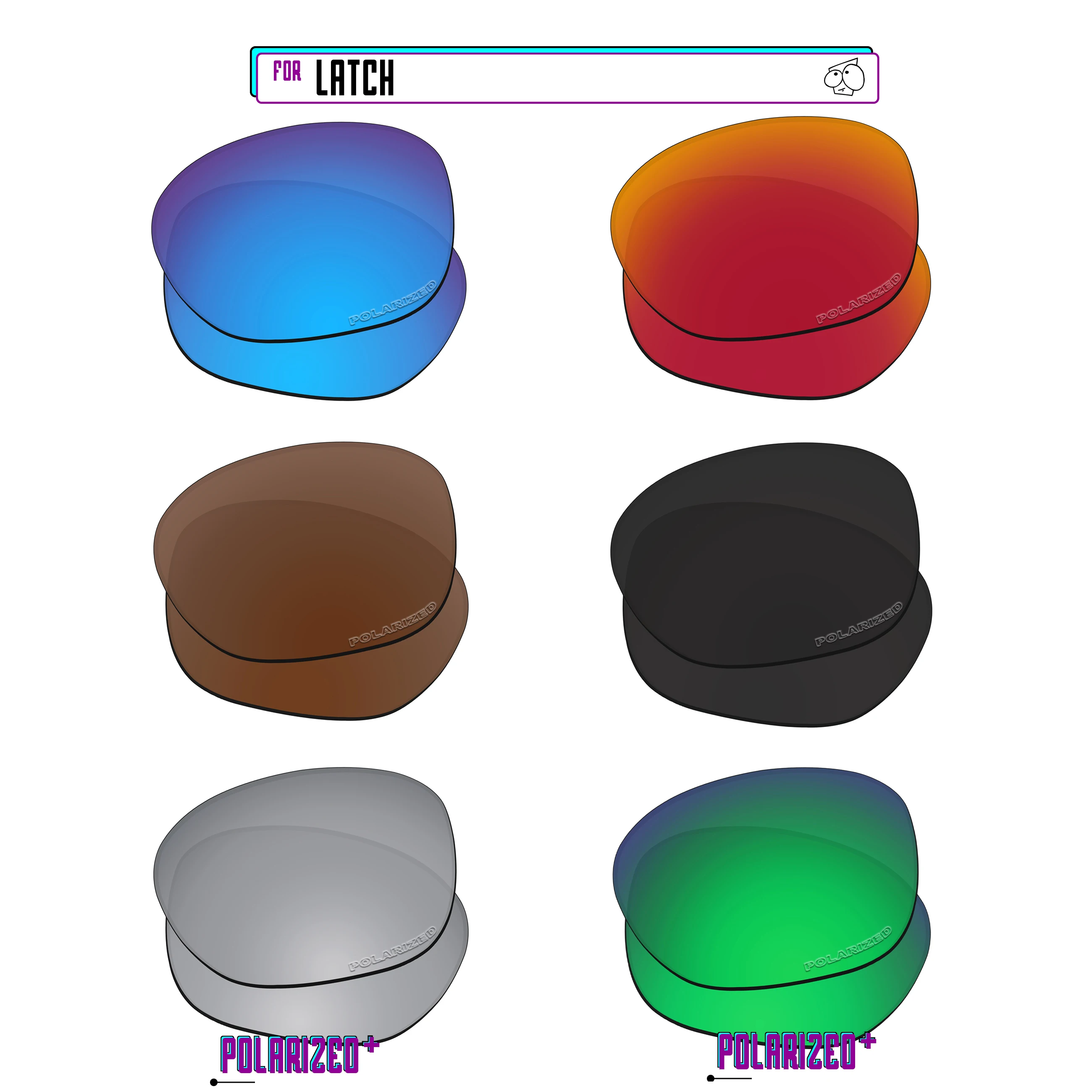 EZReplace Polarized Replacement Lenses for Sunglasses - Multiple Options Available