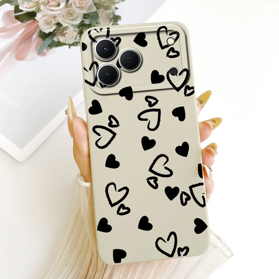 Cute Cartoon Cat Painted Soft Silicone Phone Case Cover