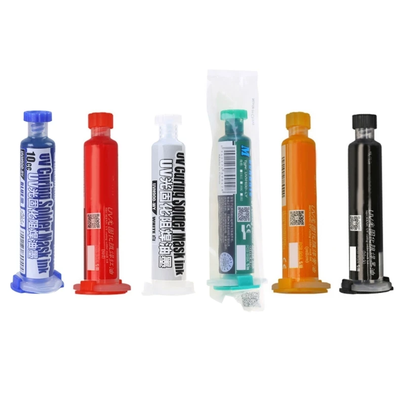 10ml6ColorUVCuringSolderMaskInksforCircuitBoardSolderingPastesFluxesOilDropsale-AliExpress509
