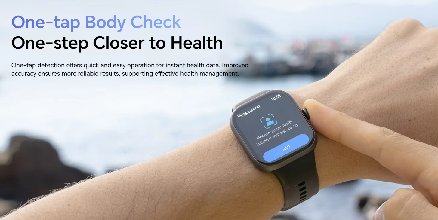 HONOR CHOICE Watch 2 Pro, Globale Version Smartwatch, 1,97-Zoll AMOLED-Bildschirm mit Schmalem Rahmen, HONOR CHOICE INFOWEAR Watch 2 Pro – Detail 11