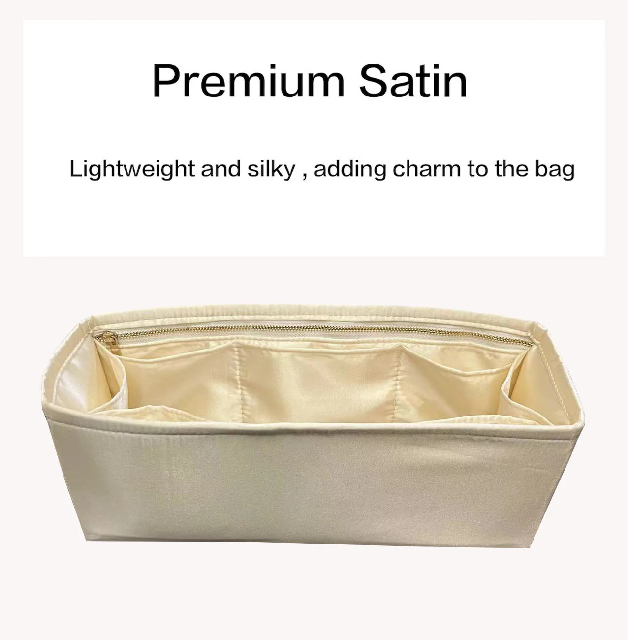 Purse Organizer for Birkin s 25 30 35 40 Silky Smooth Silk Luxury Handbag Tote in Bag Shapers Women-Fits Bags
